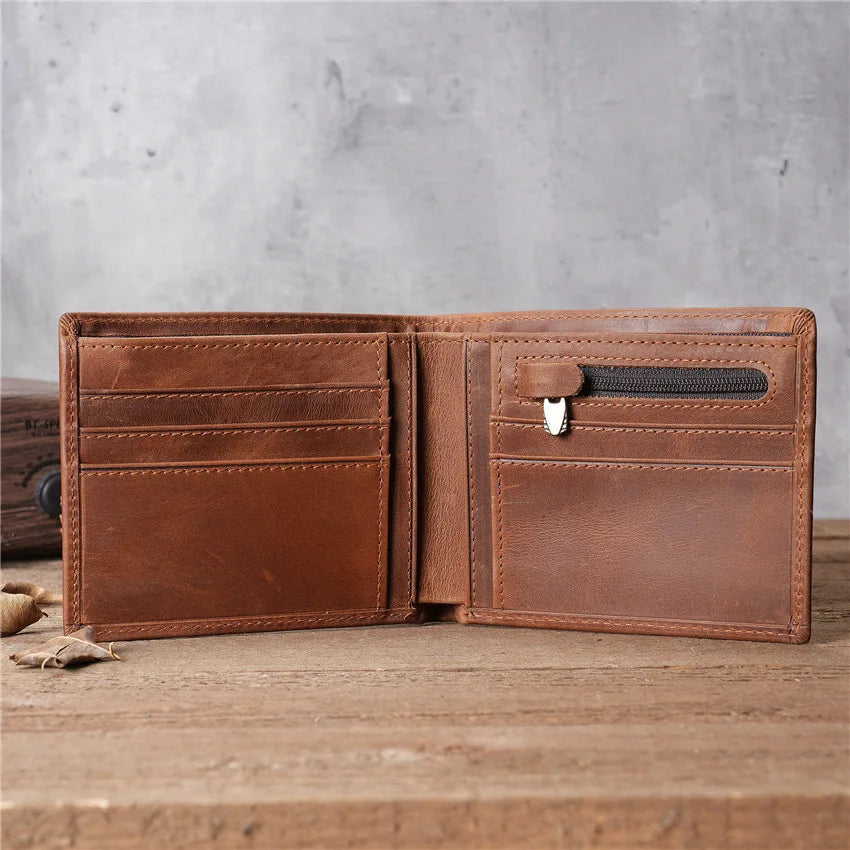 Cherry Minimalist Leder-Geldbörse