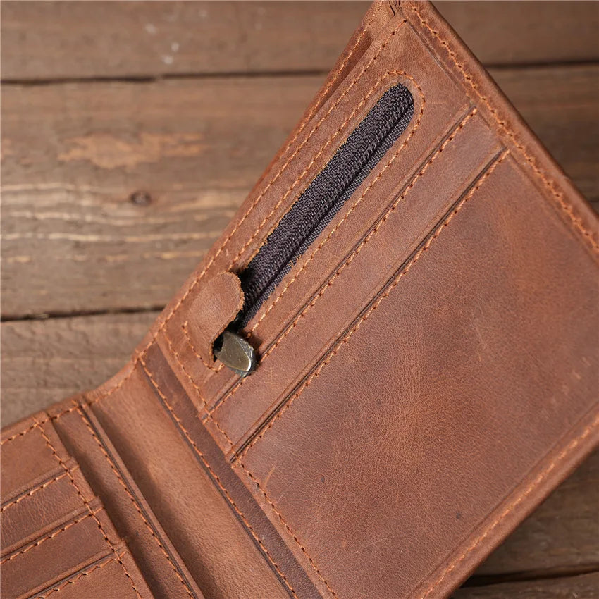 Cherry Minimalist Leder-Geldbörse