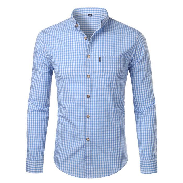 Karomuster Edelstahl Shirt