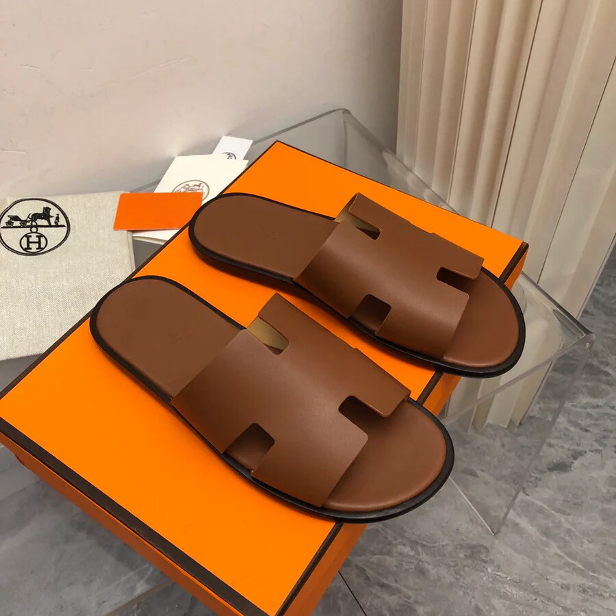 Izmir Sandale aus glattem Kalbsleder