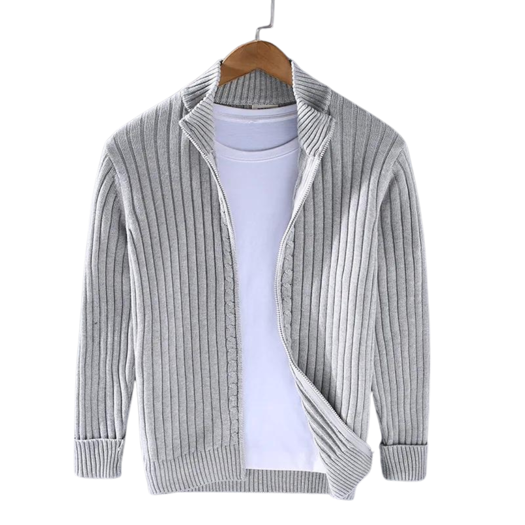 Ferrara Pullover mit Rippstruktur