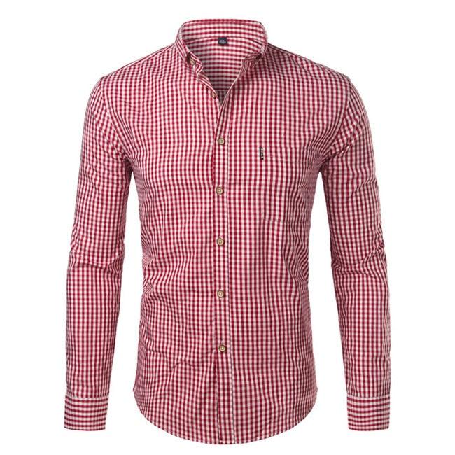 Karomuster Edelstahl Shirt