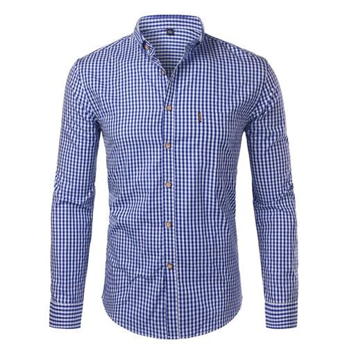 Karomuster Edelstahl Shirt