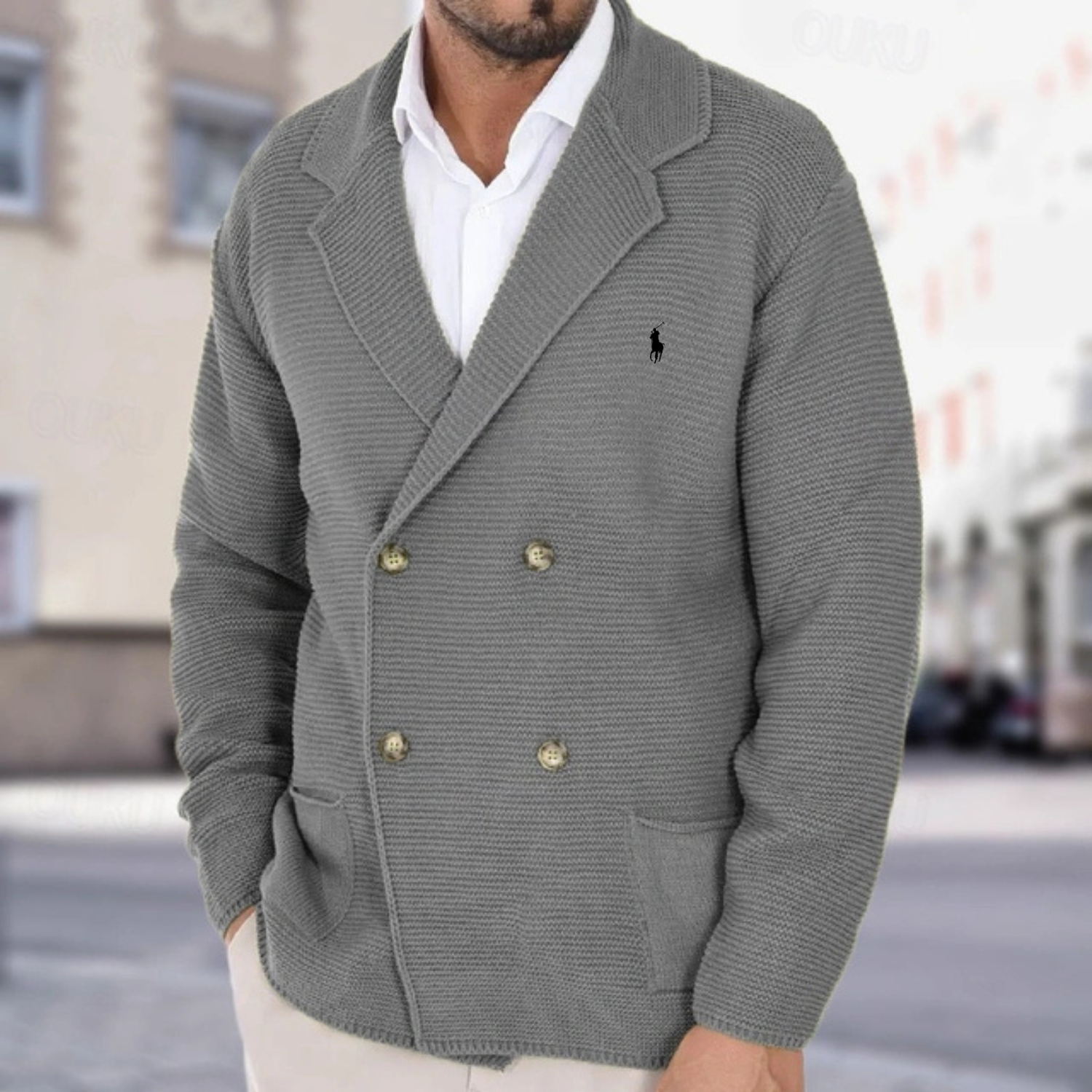 Zweireihiger Cardigan